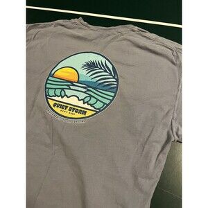 Quiet Storm Surf Shop Myrtle Beach SC T-Shirt Tee LARGE Beach Ocean Sun Vacation